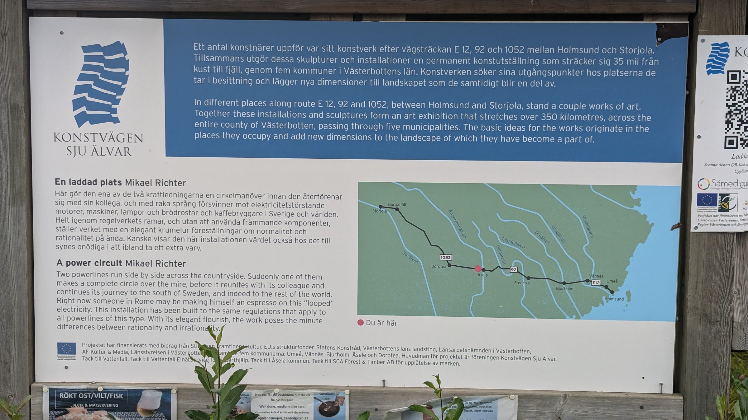 Konstverket 'Laddad plats'